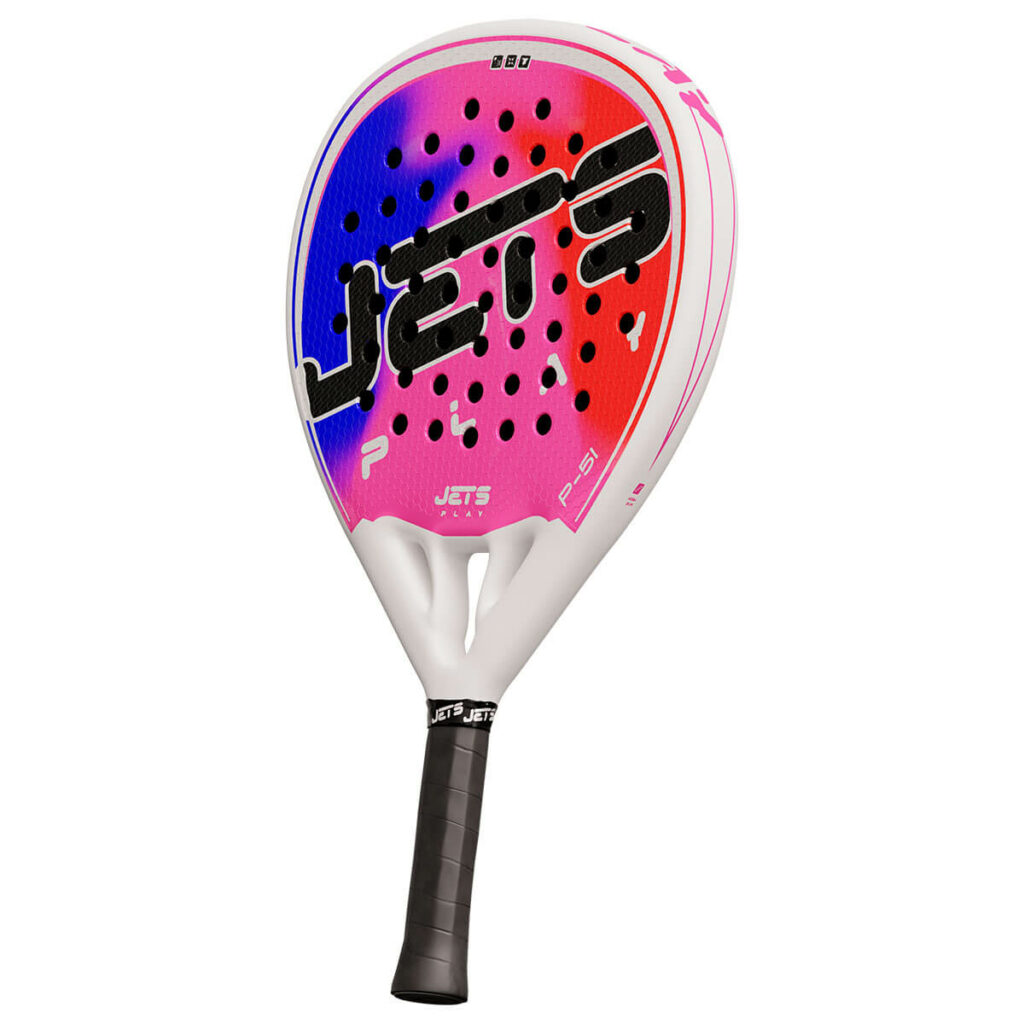 Pala de pádel lágrima P51: inclinada