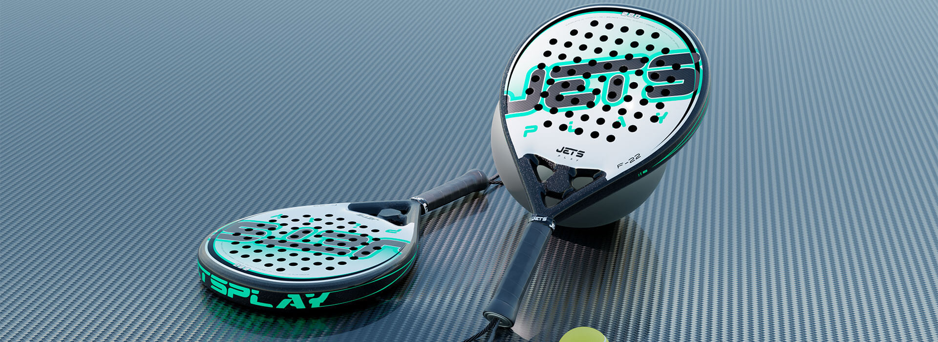 Pala de pádel redonda F22