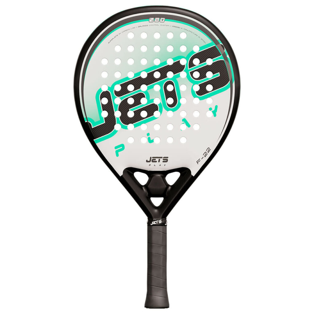 Pala de pádel redonda F22: frontal