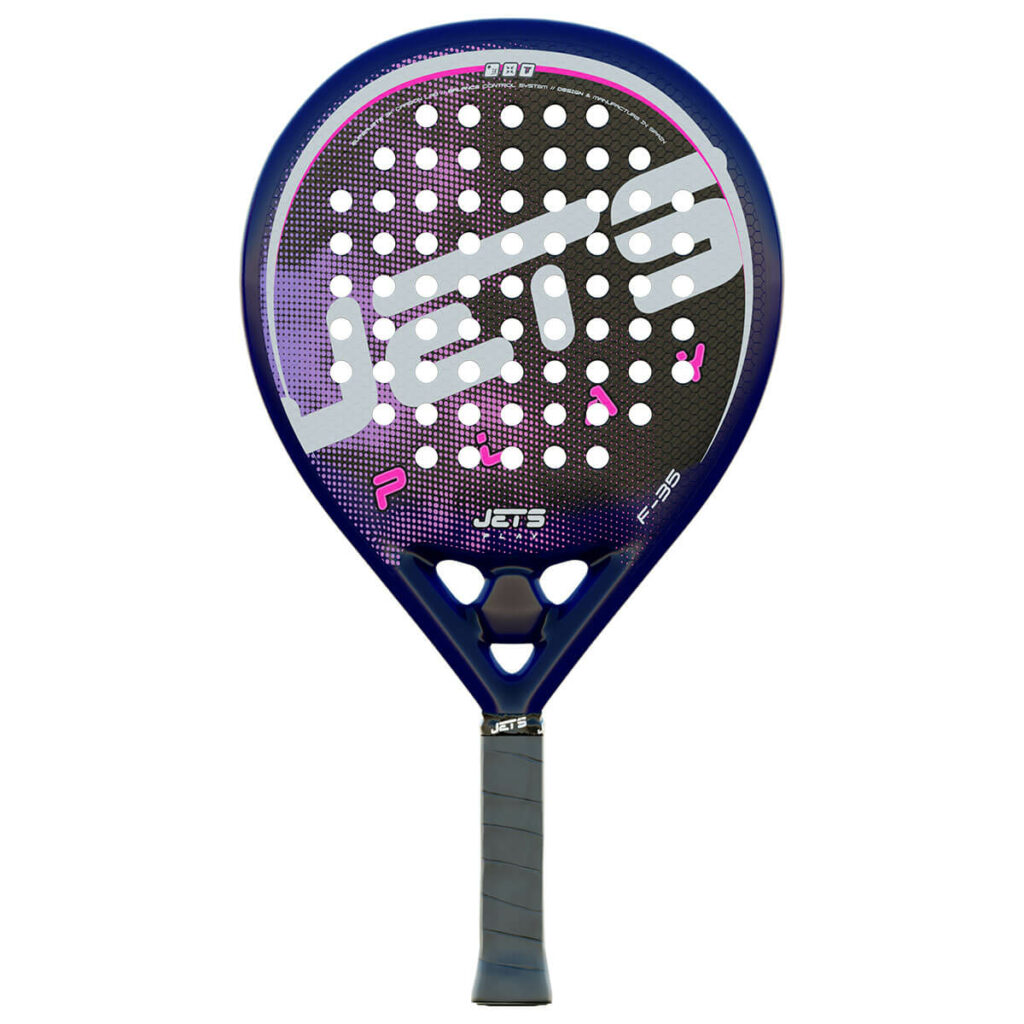 Pala de pádel redonda F35: frontal